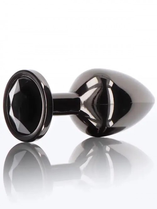 NOXXX Siyah Elmas Mücevherli Alüminyum Anal Fiş Küçük