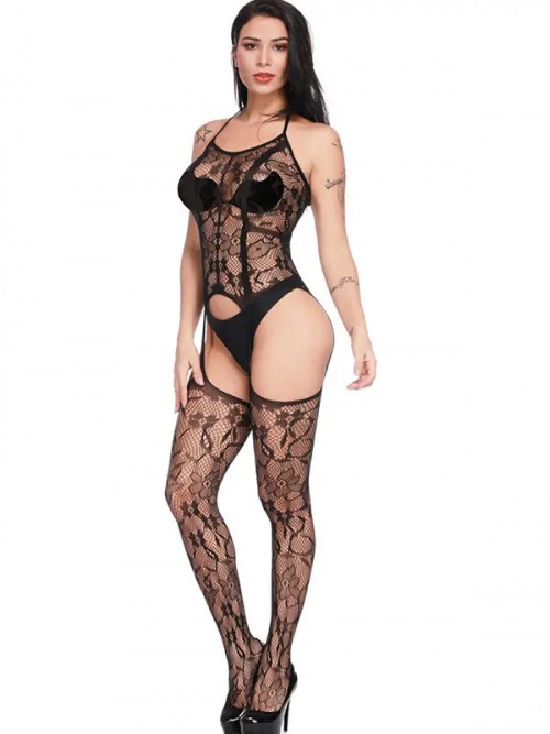 NOXXX Özel Bölgesi Açık Fantezi Vücut Çorabı