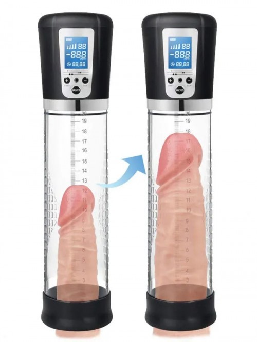Passion Pump Dijital Göstergeli Şarjlı Otomatik Güçlü Penis Pompası 2