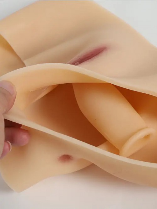 Travesti, Transseksüel, Cosplay, Drag Quen, Kadın ve Erkekler için Giyilebilir Vajina Külot Ek Resim