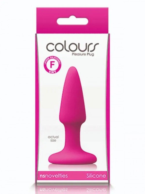 NS Novelties Colours Pleasures Mini Anal Plug 9 cm Pembe 2