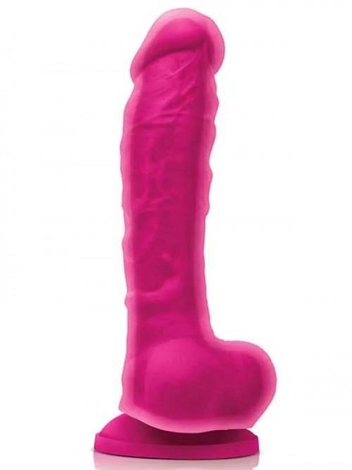 NS Novelties Colours Dual Density 8″ Realistik Dildo 20 cm Pembe 2
