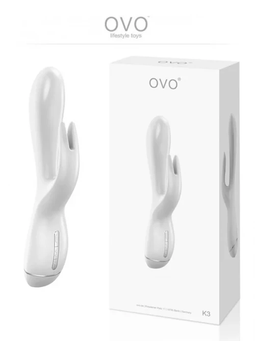 Ovo K3 Rabbit Vibratör White 5