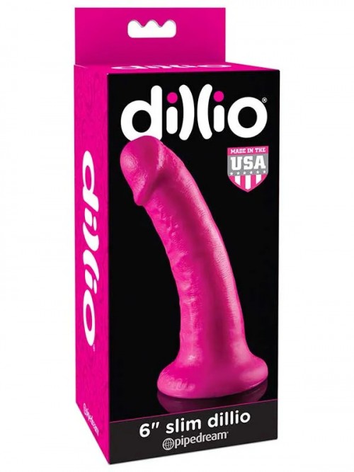 Pipedream Dillio Slim 6″ Dildo 15.5 cm Pembe 3