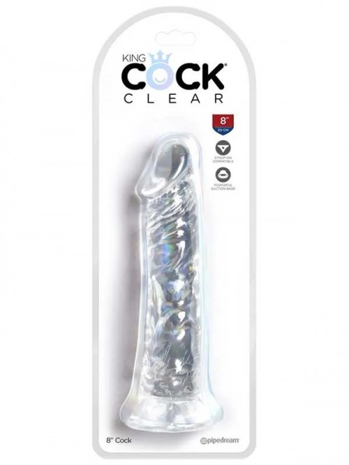 Pipedream King Cock Clear 8” Realistik Penis 20 cm 3
