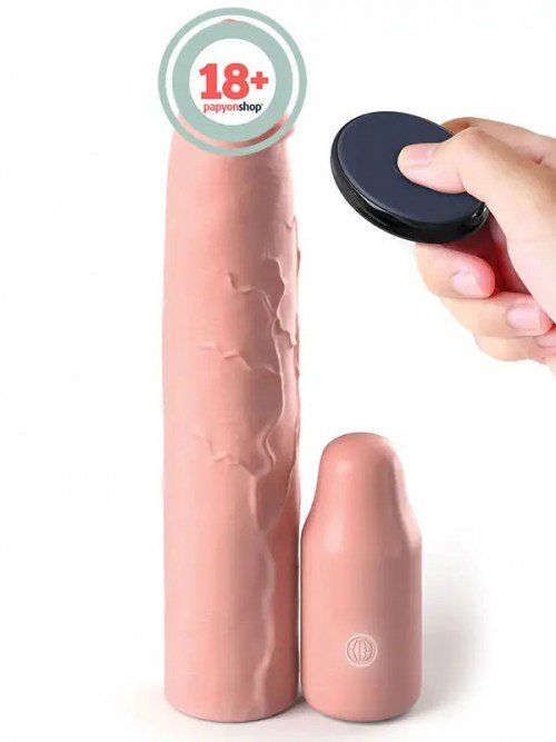 Pipedream Fantasy X-Tensions Elite 3″ Mega Titreşimli Uzaktan Kumandalı Penis Kılıfı