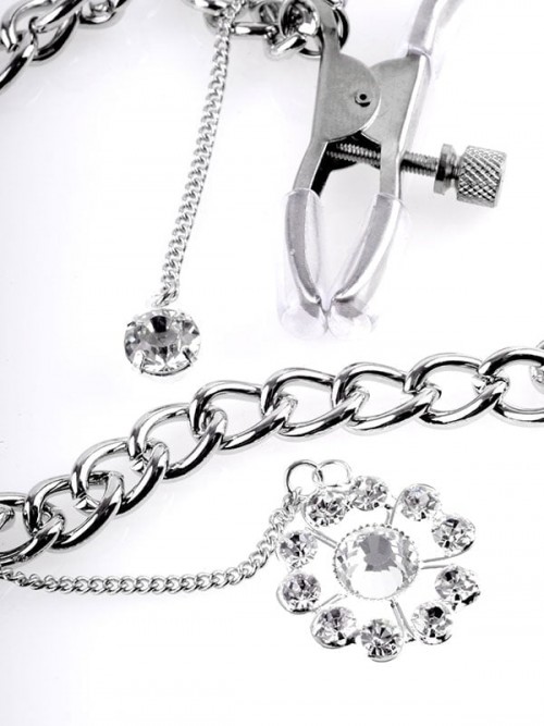 Pipedream Fetish Fantasy Crystal Göğüs Klipsi 3