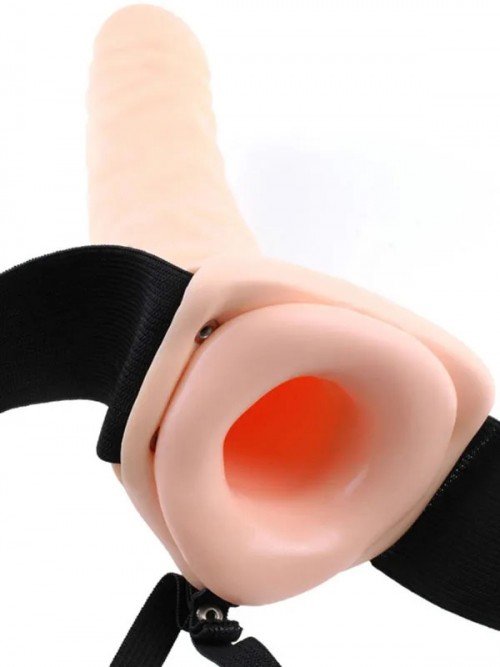 Pipedream İçi Boş Titreşimli Belden Bağlamalı Penis 20 cm 4