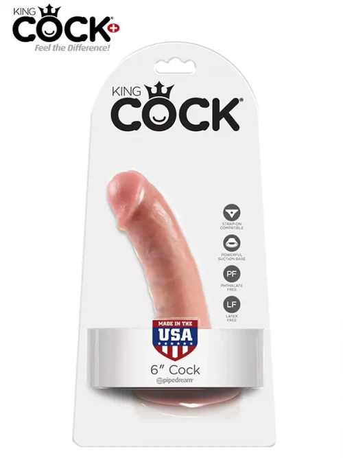 Pipedream King Cock 6″ Flesh 15 cm 6