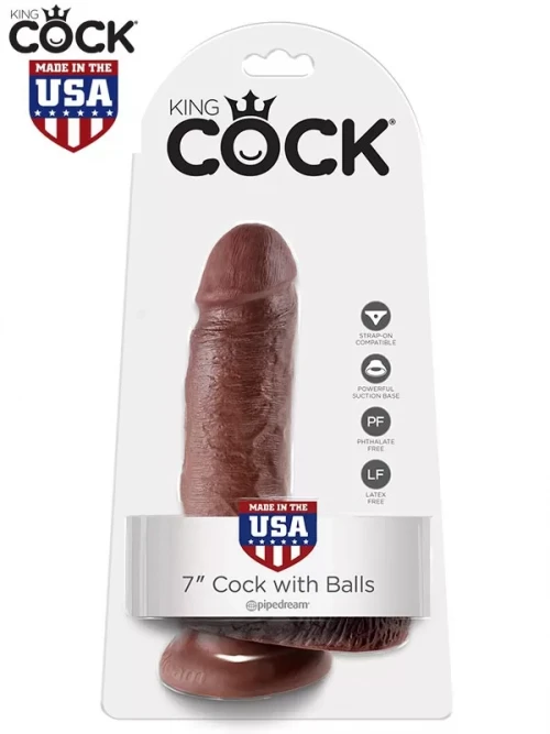 Pipedream King Cock W/Balls 18 cm Melez 6
