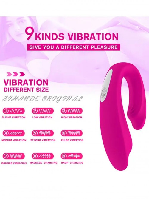 Wejoy-RCT Çiftler için Şarjlı Uzaktan Kumandalı Vibratör 6