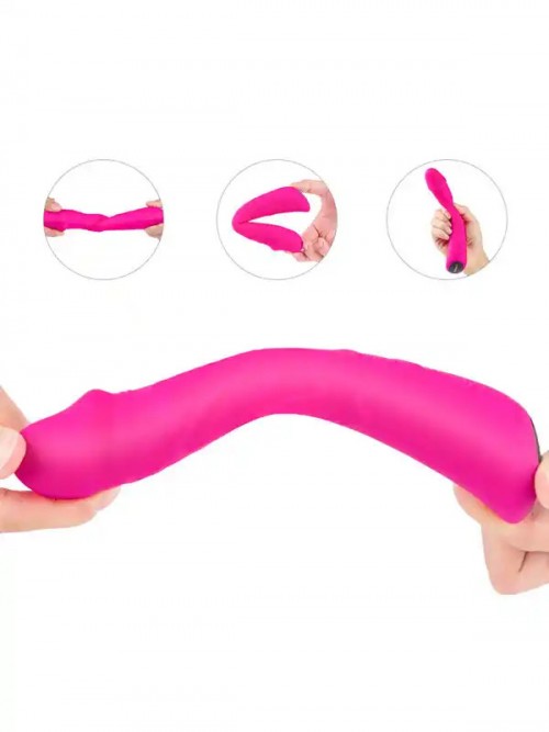 Sunshine Esnek Ultra Güçlü Şarjlı Vibratör 21 cm 4