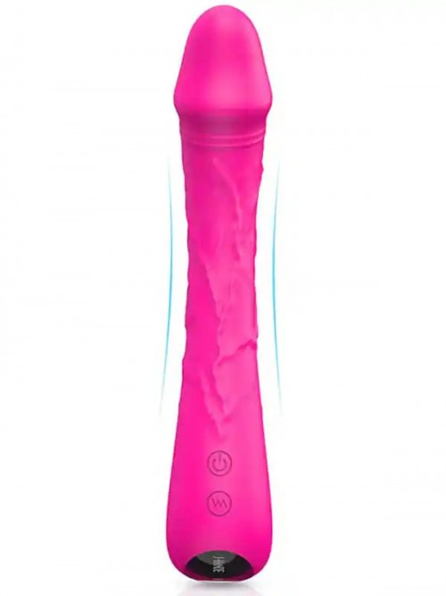 Sunshine Esnek Ultra Güçlü Şarjlı Vibratör 21 cm