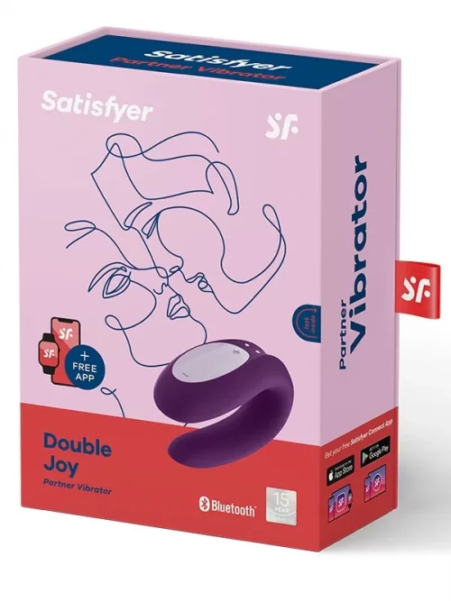 Satisfyer Double Joy Çiftler İçin Akıllı Telefon Kontrollü Vibratör 5