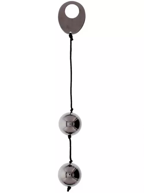 Domino Metallic Balls Black