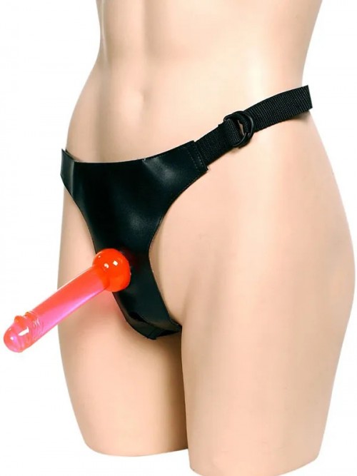 İkili Belden Bağlamalı Jel Penis 3