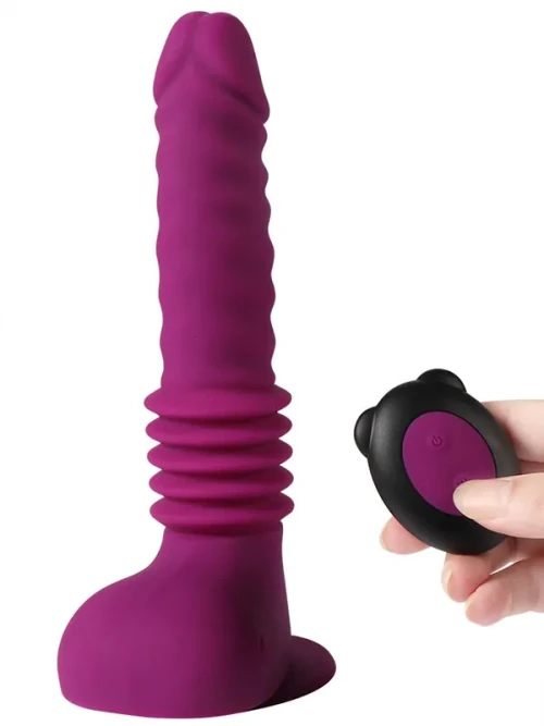 SHEQU Isaiah Thrusting İleri Geri Hareketli Uzaktan Kumandalı Şarjlı Vibratör 5