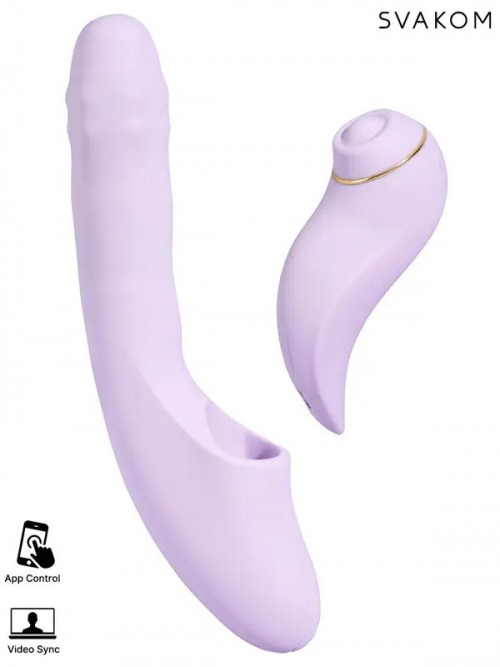 Svakom DuoGlow APP Uygulama Kontrollü Hepsi Bir Arada Tavşan Vibratör 2