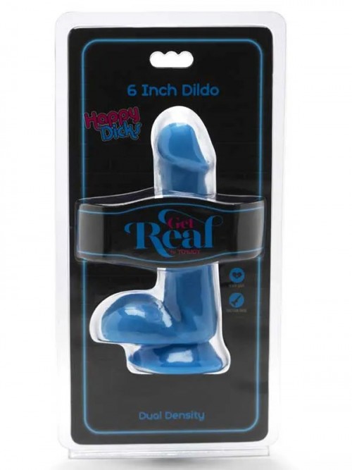 Happy Dicks Dildo 6″Balls Blue 3