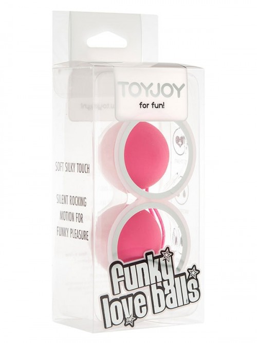 ToyJoy Funky Love İpli Zevk Topları Pembe 2