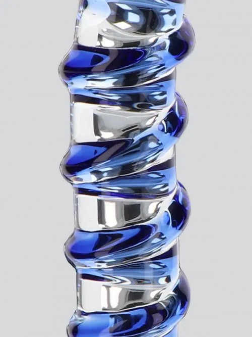 ToyJoy Glass Worxx G-Spot Gemstone 18 cm Şık Cam Dildo 4