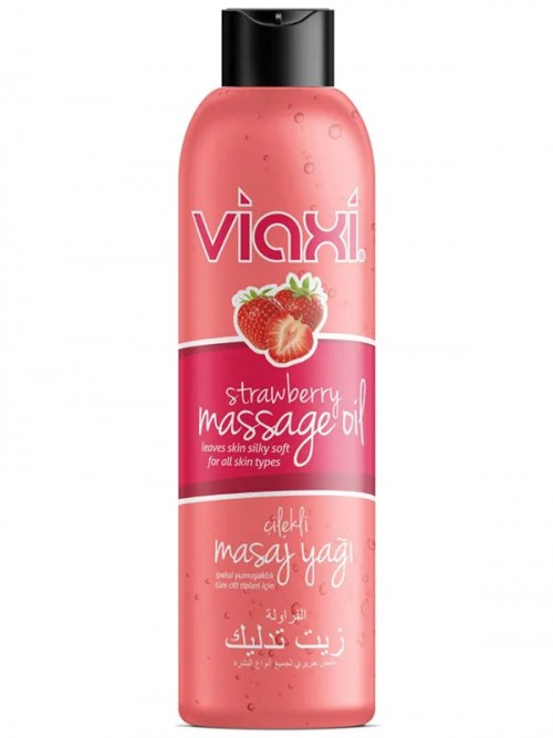 Viaxi Masaj Yağı Çilek Aromalı 177 ml