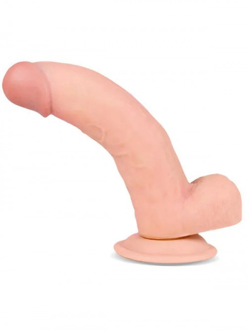 Real Skin 8″ Çift Katmanlı Kayan Derili Gerçekçi Penis 20 cm 6