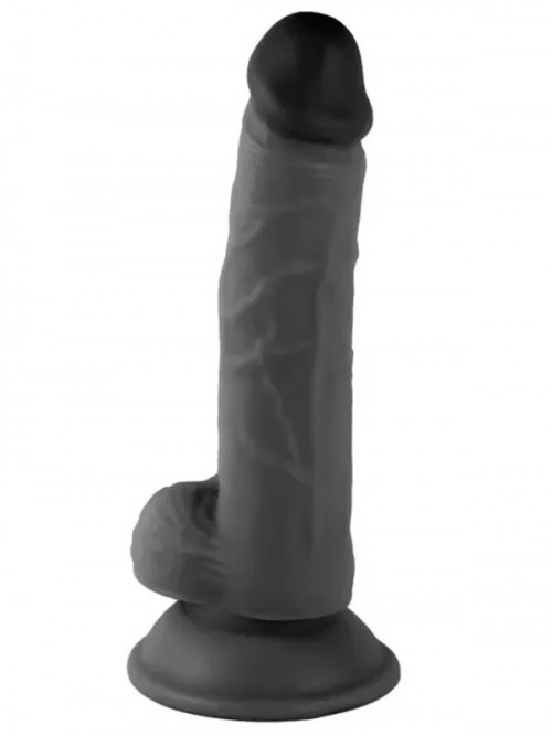 VSCNovelty Mr. Rude 7.1” Gerçekçi Siyah Penis 18 cm 4