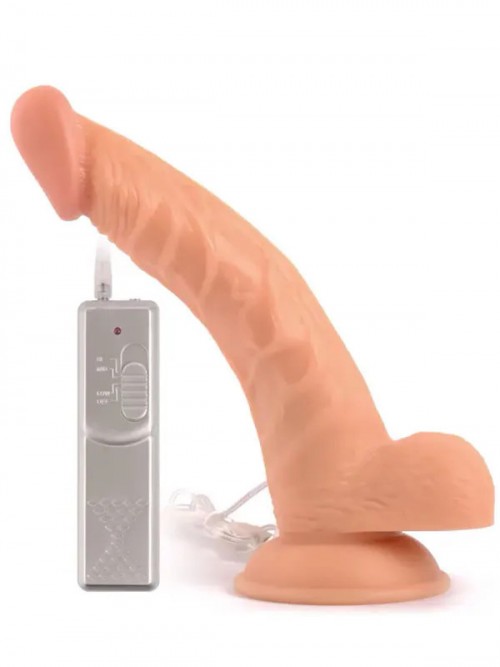 VSCNovelty Mr. Rude Buzzer 9” Titreşimli Eğik Realistik Penis 23 cm 2