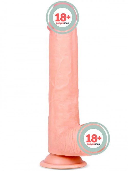 Real Skin 9″ Çift Katmanlı Kayan Derili Gerçekçi Penis 23 cm