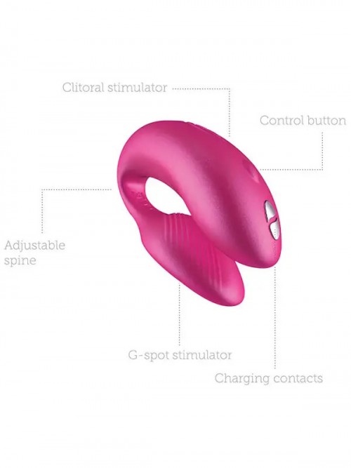 We-Vibe Chorus Çiftler İçin Telefon Uyumlu Vibratör Pembe 5