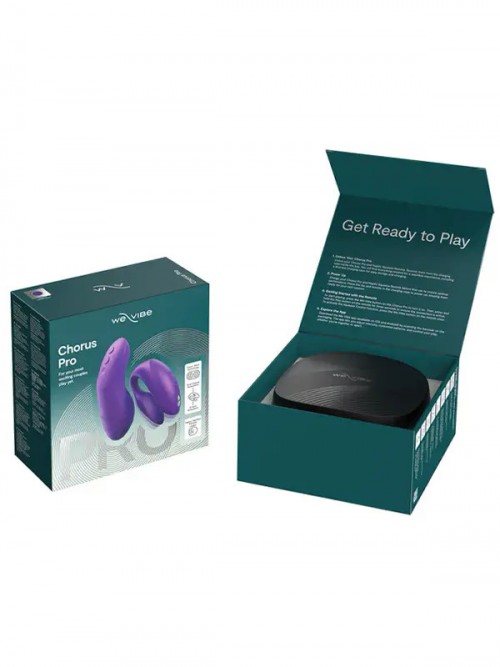 We-Vibe Chorus Pro Sezgisel Uzaktan Kumanda ve Telefon Kontrollü Çiftler için Vibratör Ek Resim