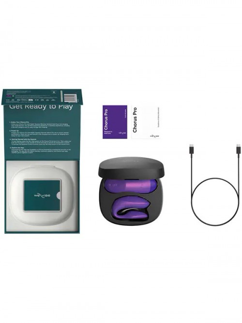 We-Vibe Chorus Pro Sezgisel Uzaktan Kumanda ve Telefon Kontrollü Çiftler için Vibratör Ek Resim