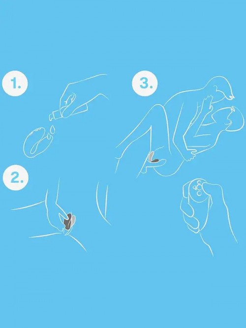 We-Vibe Chorus Çiftler İçin Telefon Uyumlu Vibratör Aqua Ek Resim