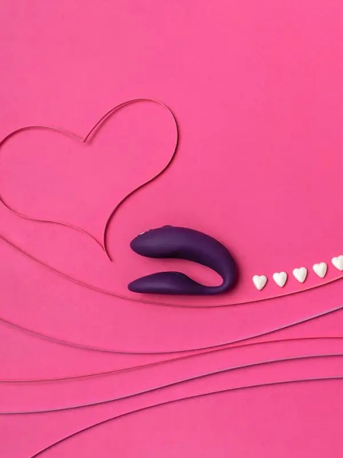 We-Vibe Chorus Çiftler İçin Telefon Uyumlu Vibratör Mor Ek Resim