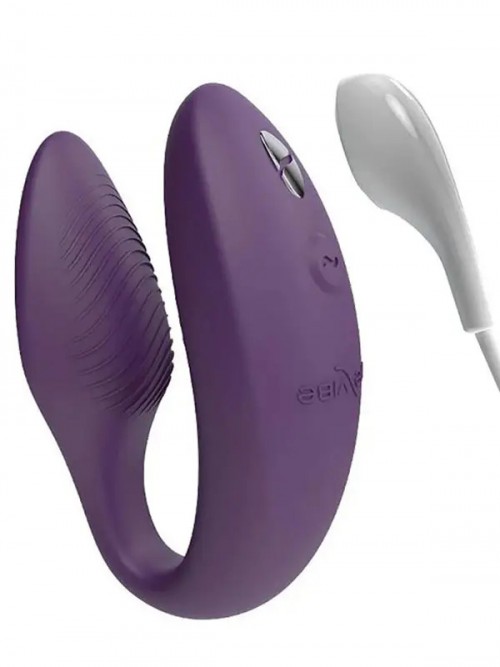We-Vibe Sync 2nd Gen Çiftler İçin Telefon Kontrollü Vibratör Mor 5