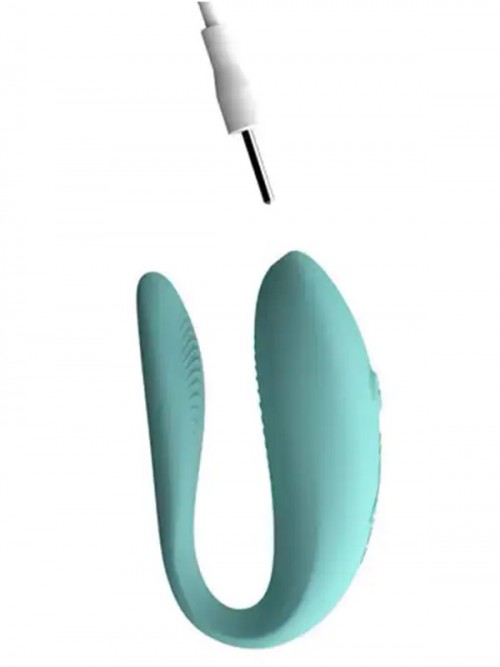 We-Vibe Sync Lite Çiftler İçin Telefon Kontrollü Vibratör Aqua Ek Resim