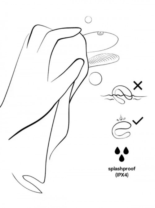 We-Vibe Sync Lite Çiftler İçin Telefon Kontrollü Vibratör Aqua Ek Resim