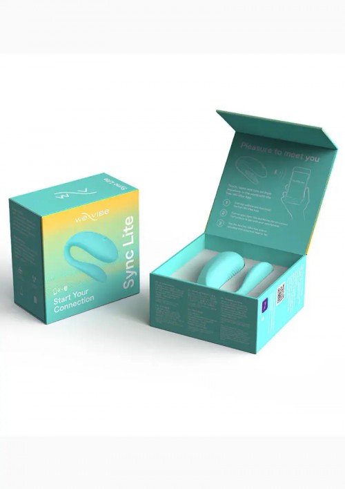 We-Vibe Sync Lite Çiftler İçin Telefon Kontrollü Vibratör Aqua Ek Resim